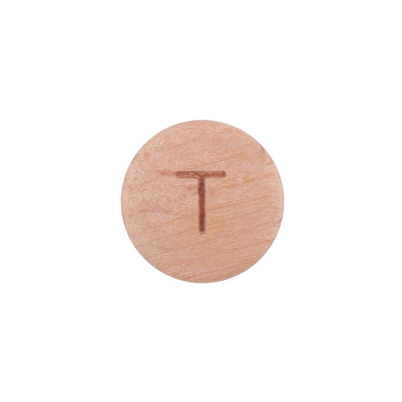100 teile/los Natürliche Holz Perlen Runde Buchstaben 15mm Alphabet Perlen Für Schmuck Machen Liefert Diy Armbinde Halskette Zubehör