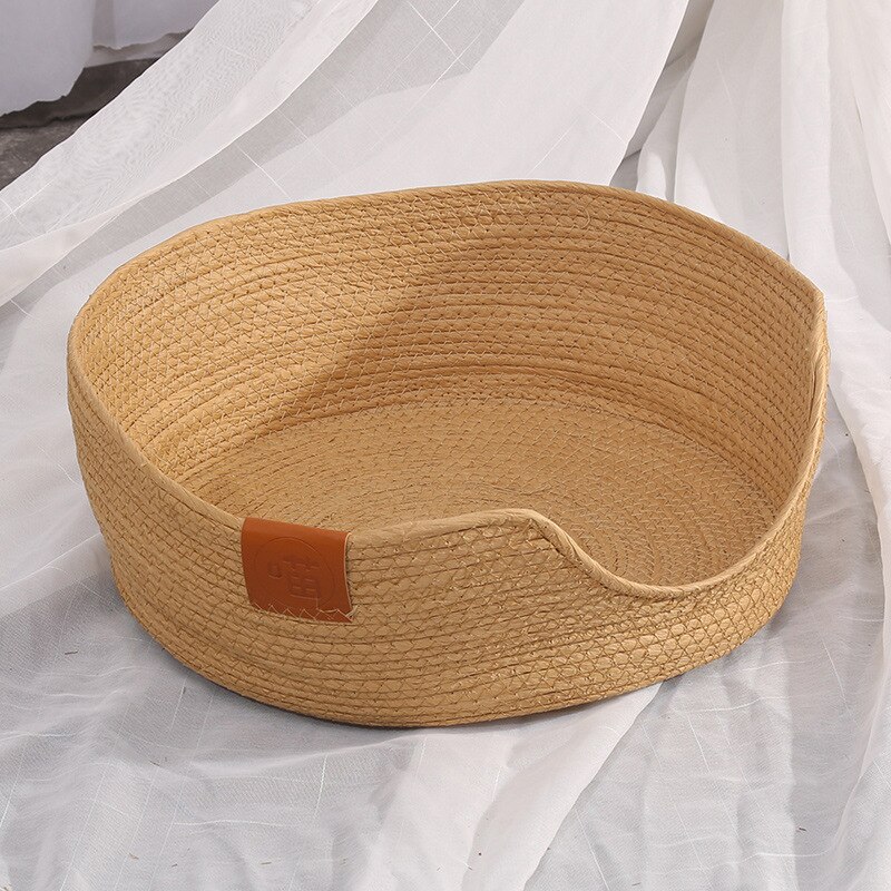 Honden Kat Warm Ronde Slapen Mand Zoete Kat Bed Gezellige Kitten Lounger Kussen Afneembare 2 En 1 Katten Bedden Wasbaar pet Cave: Pet  Bed 2 / S 32cm within1.5kg