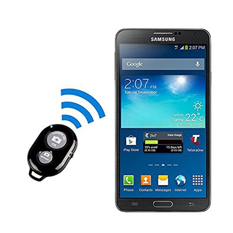 Rovtop Bluetooth Fernauslöser Telefon Kamera Einbeinstativ Selfie Stock Verschluss selbstauslöser Fernbedienung für IOS Android Z2