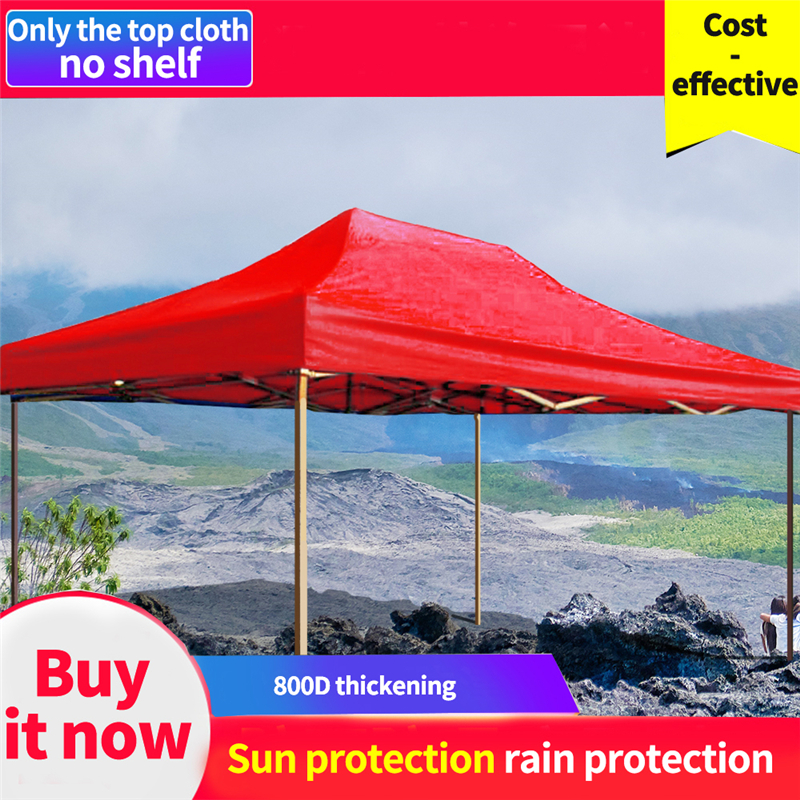 1pcs Tents Top Outdoor Marquee Shade Replacement Red/Blue Fabric 3*4.5m Cover Market Gazebo Garden Canopy Tent Accessories Tarps