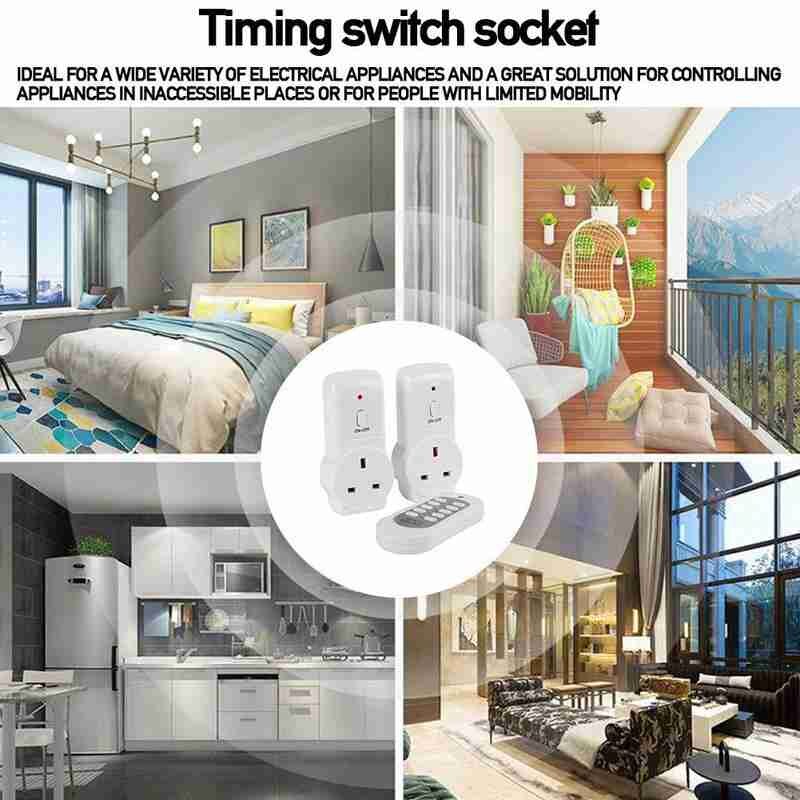 wireless remote control smart socket plug wall programmable power socket switch O6M1