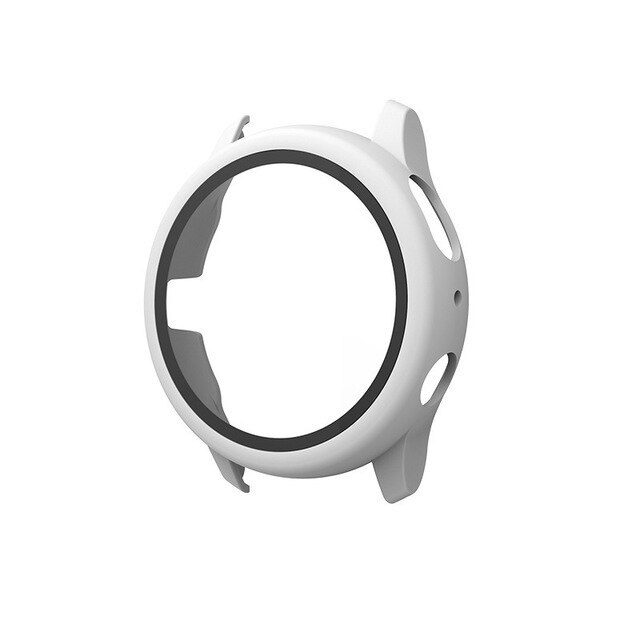 Vetro + custodia per Samsung Galaxy Watch Active 2 44mm/40mm All Around Cover paraurti protezione dello schermo Galaxy Watch Active 2 44mm 40mm: Oro rosa / 40mm