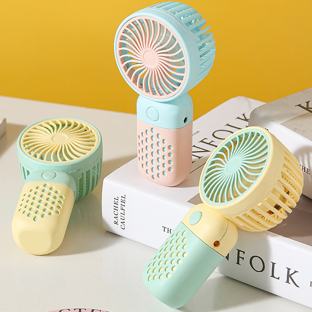 Mini ventilador portátil portátil, USB recarregável, esportes ao ar livre, refrigeração, tamanho de bolso, baixo ruído, presentes de estudante, novo, 2021, 1pc