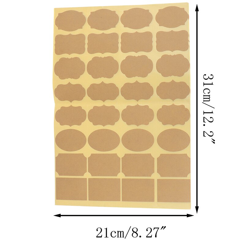 96 pçs/set à prova dwaterproof água chalkboard cozinha spice etiqueta adesivos casa frascos garrafas etiquetas blackboard