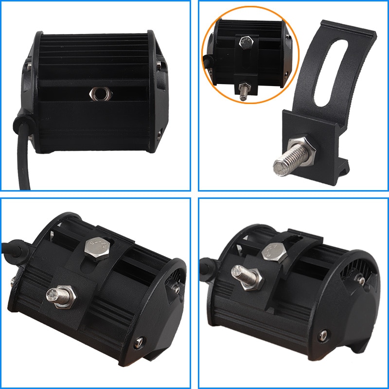 Bracket Mount For Off Road 4x4 Accessories Led Light Bar Mounting Brackets Work Lighting Fog Lamp Stand Holder
