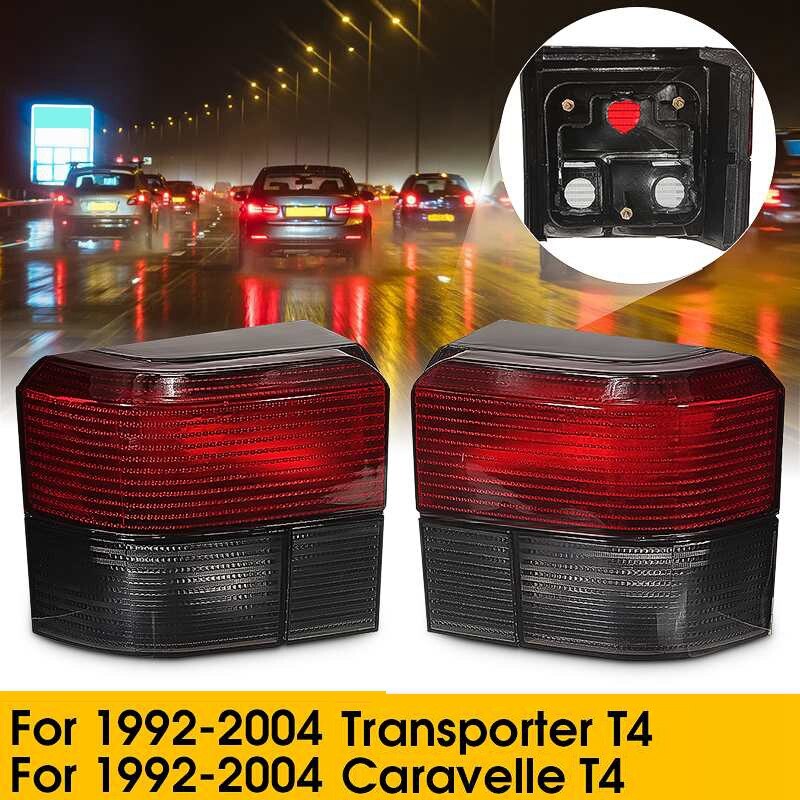Gerookte Rode Transporter Tail Light Lampen Cover Achterbumper Achterlicht Remlicht Lamp Voor T4 Caravelle