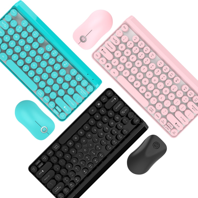 2.4G Slim Optical Wireless Keyboard And Mouse User Mini Wireless Multimedia Keyboard Mouse Combo Set For PC Laptop