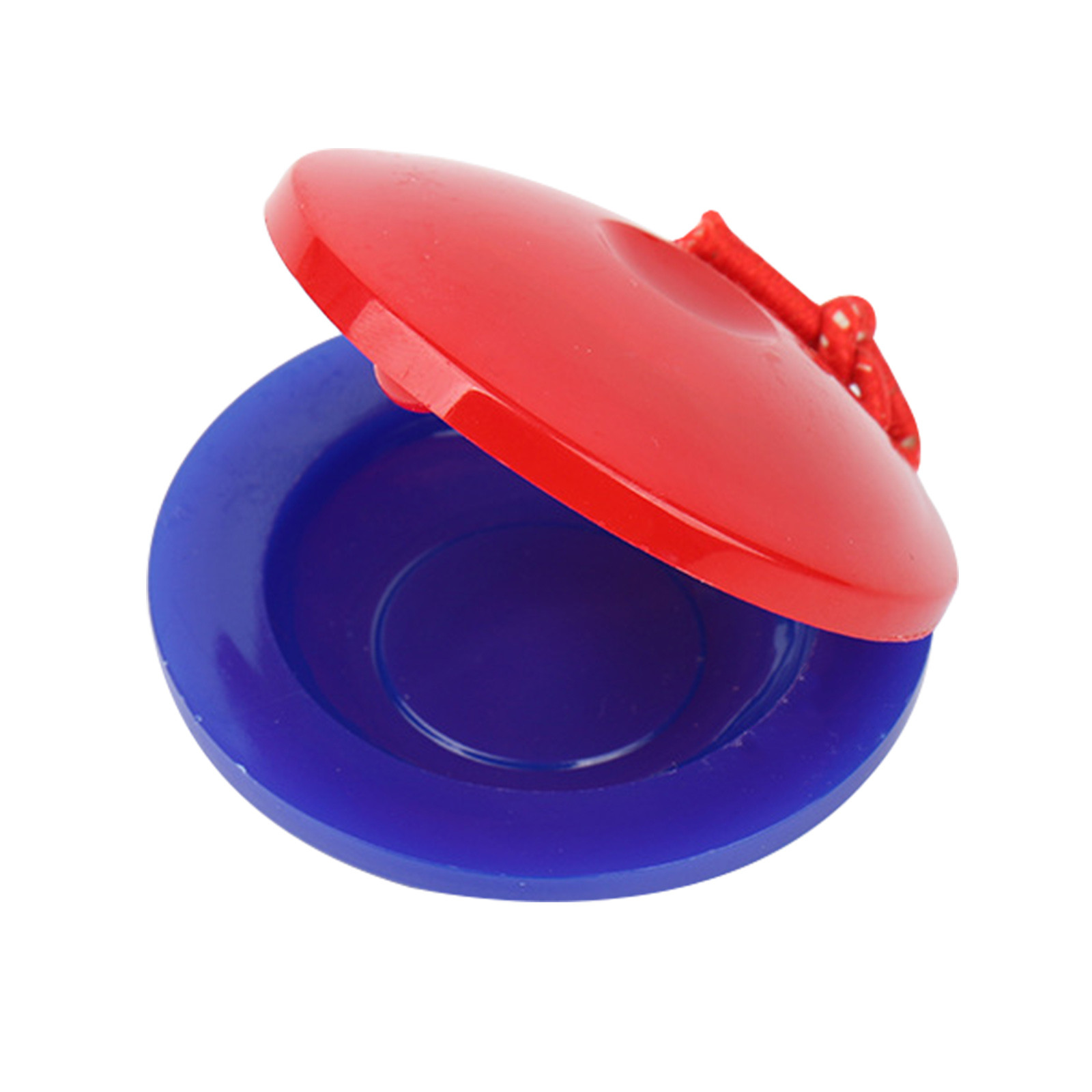 1 stück kunststoffkastagnetten, schlaginstrument, musikinstrument zur förderung der intellektuellen entwicklung und #39 hörvermögens von kindern: Mehrfarbig 