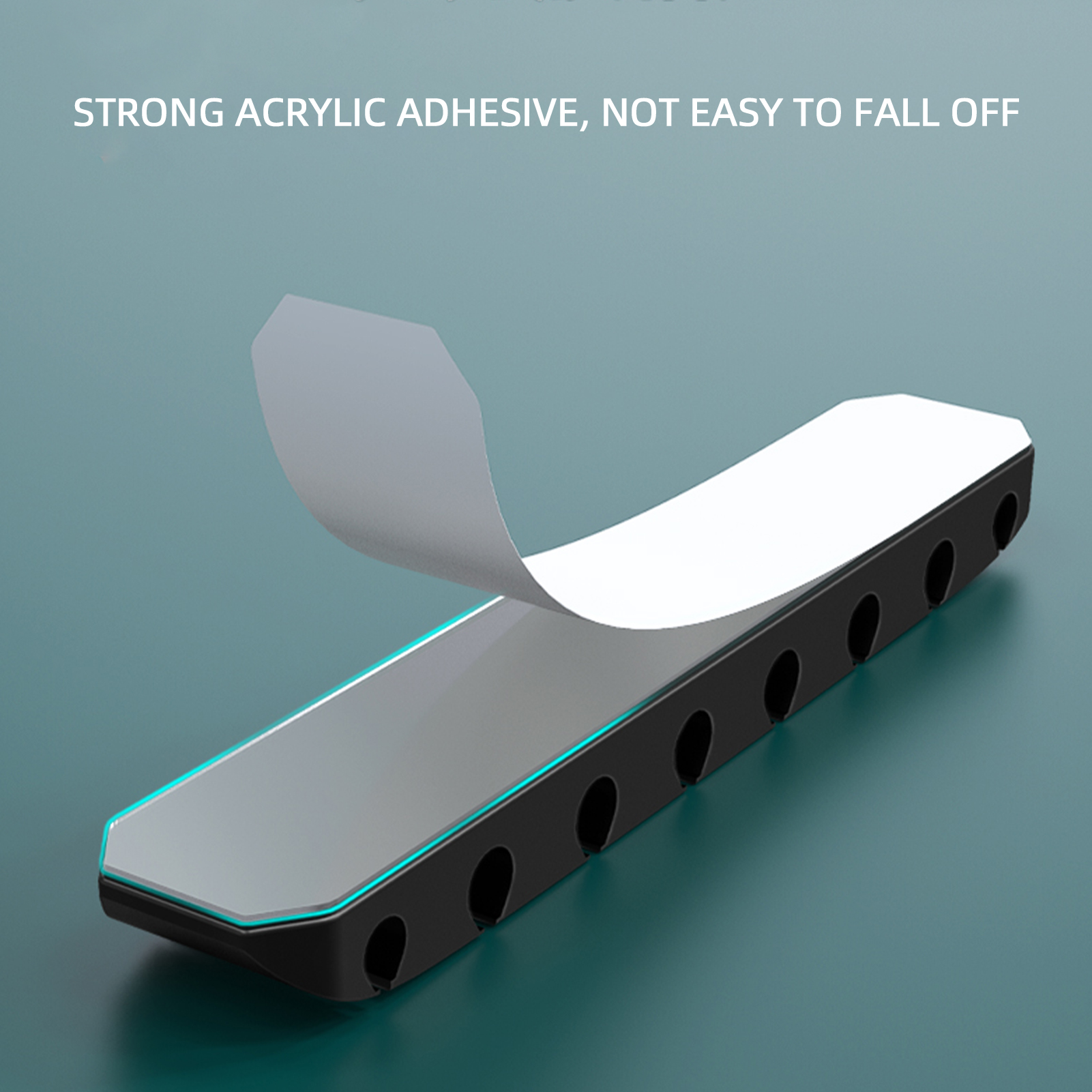 Cable Organizer Clips Cable Management Cord Holder For Desktop Home Office CarUSB Charging Cable Adhesive Silicone Wire Holders