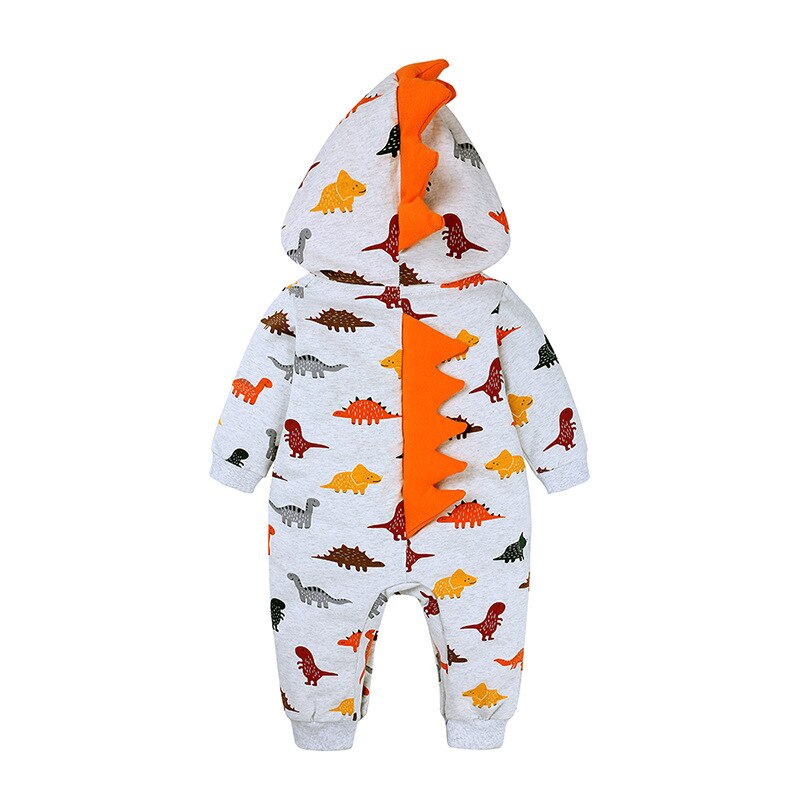 Mono de dinosaurios de dibujos animados para bebé, Unisex, primavera y otoño, Pelele de Navidad para niña pequeña, trajes de Chico,
