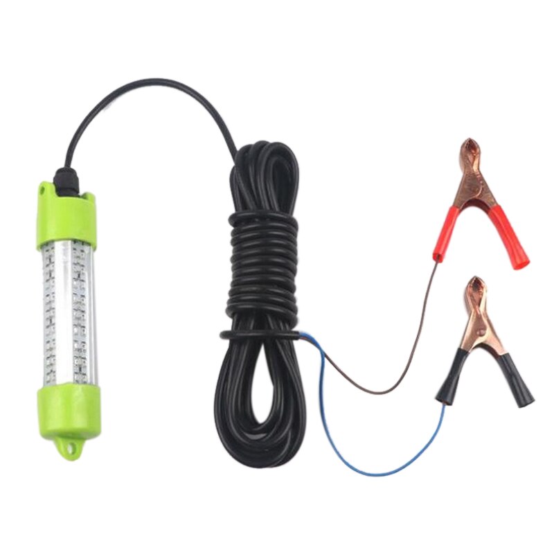 12V 14W Green Fishing Light 72 pcs 1296 lumens LED Underwater Fishing Light Lures Fish Finder Lamp Attracts Prawns Squid Krill: Default Title