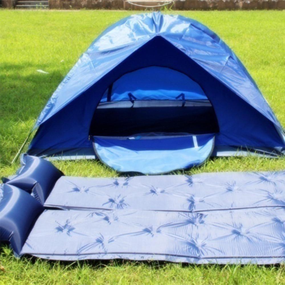 Zelf Opblaasbaar Matras Zelfopblazende Campingmatras 68x198 Cm - Ultralicht, Met Geïntegreerde Voetpomp En Kussen, 10 Cm Dik Ultralichte Trekkingmatras