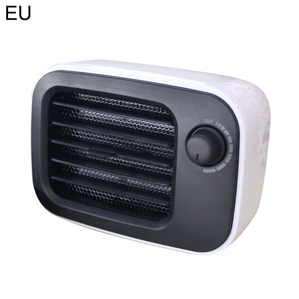 240W Mini Intelligent Constant Temperature Ceramic Desktop Fan Heater Indoor: White1