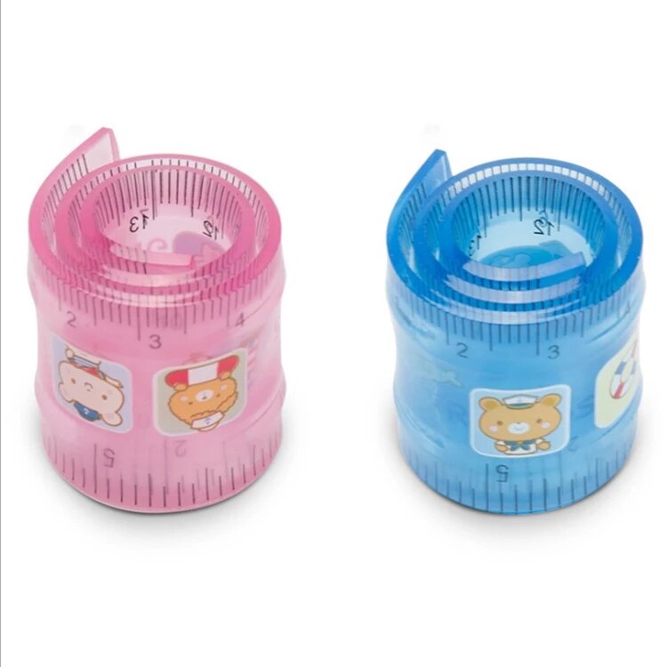 soft Ruler 15cm/20cm/30cm ruler primary school students stationery Korea simple cute school supplies rulers deli 6205