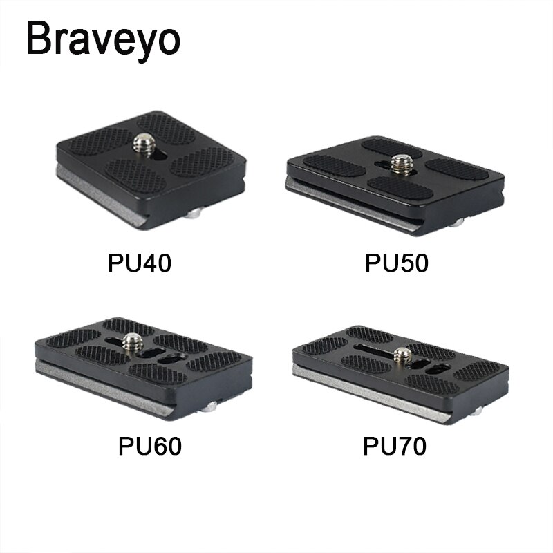 Dslr Camera Tripod Plate Quick Release Adapter Base Camera Plate Mount 40 50 60 70mm for Dslr Camera Arca Swiss Ballhead Tripod