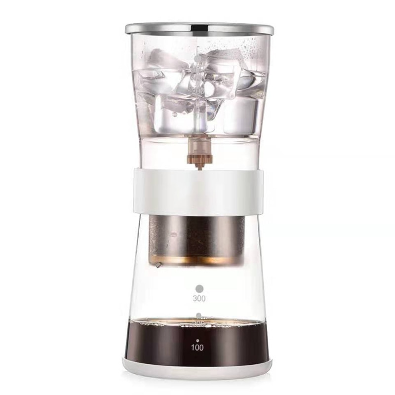 400ml Household Mini Glass Coffee Hourglass Ice-Brew Coffee Pot Coffee Pot Cold Brew Coffee Appliance