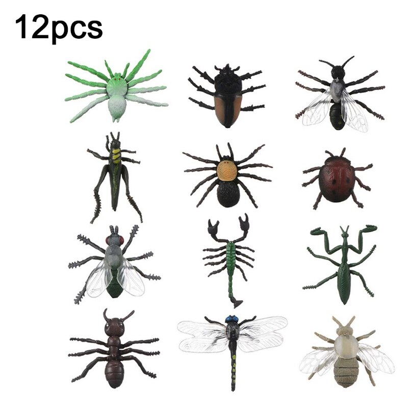 8Pcs/12Pcs Simulatie Statische Insect Model Ornamenten Set Realistische Vlinder Speelgoed: 1