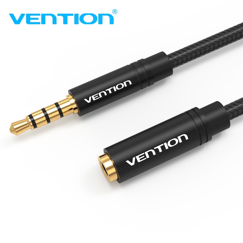 Vention Jack 3.5 mm Audio Extension Cable Male to Female Headphone Extension Cable for Huawei P20 lite Stereo 3.5mm AUX Cable