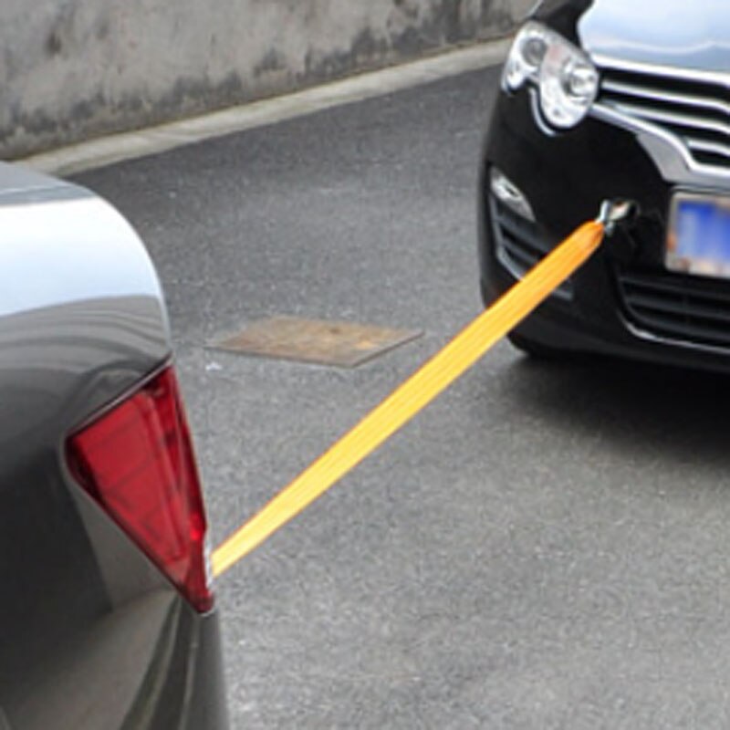 Vehicle Trailer rope outdoor emergency fluorescence thickened nylon tractor strap 4 m 5 t strong traction rope safety