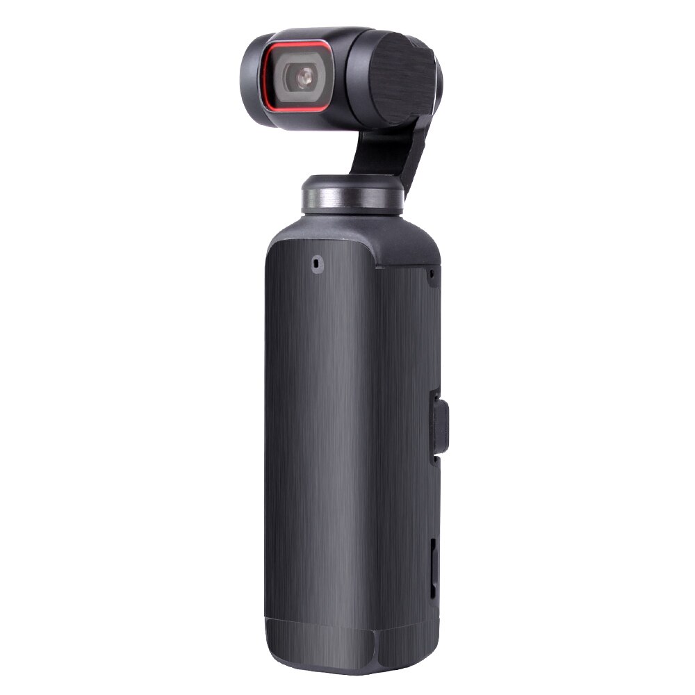 For DJI Pocket 2 PVC Stickers Protective Skin Film Scratch-proof Decals Accessories for DJI Pocket 2 Handheld Gimbal Camera: Brown