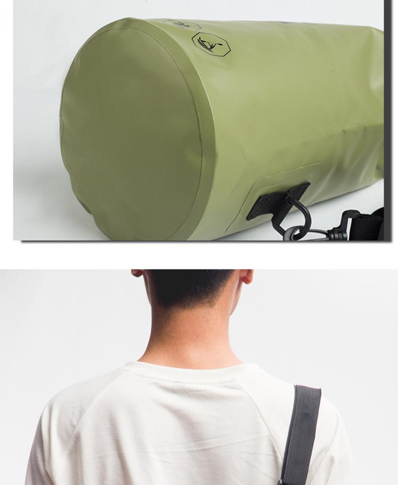 1 stuk water sport reddingsboei zwem reddingsboei drijfzak waterdichte pvc opblaasbare zwemboei lucht droog sleep zeil drijfzak