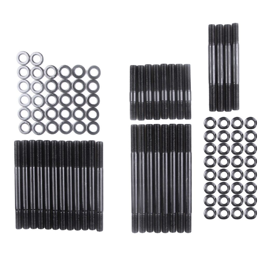 BBC Head Stud Kit Metal Heads Studs Gaskets for Chevy BBC-75