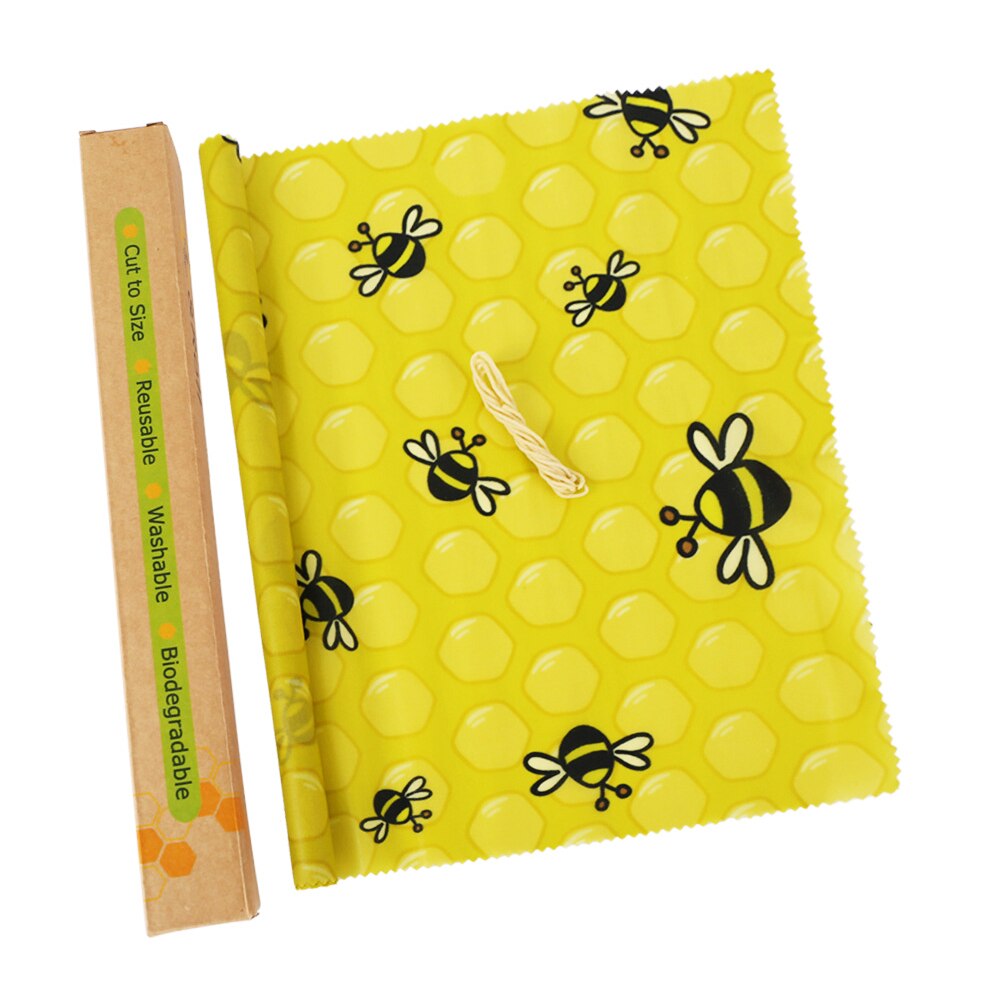 Food Beeswax Wrap Fresh-keeping Cotton Cloth For Kitchen Food Storage Sealed Packaging Food Reusable Kitchen Tools: A