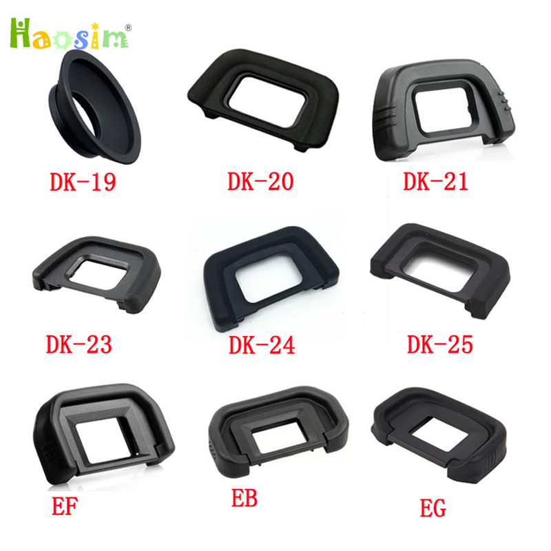 10pcs/lot DK-19 DK-20 DK-21 DK-23 DK-24 DK-25 DK-5 EF EB EG EC Rubber Eye Cup Eyepiece Eyecup for nikon canon SLR Camera