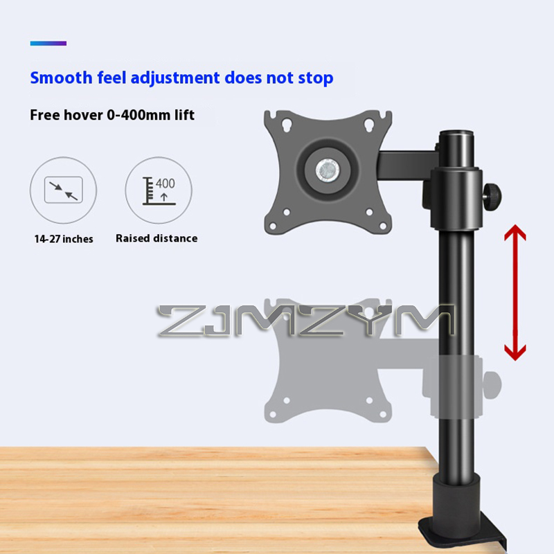 Single Monitor Bracket 14 To 27 Inches Screen Computer Desk Mount Stand Adjustable Monitor Arm Screen Holder