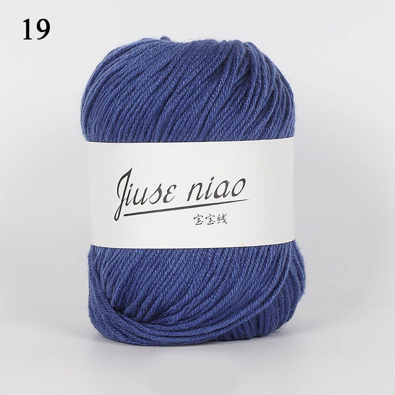 50g/ball Baby Worsted Wool Needlework Cotton Yarn Thread Skin Friendly Knitted Cashmere Yarn Crochet Yarn: 19