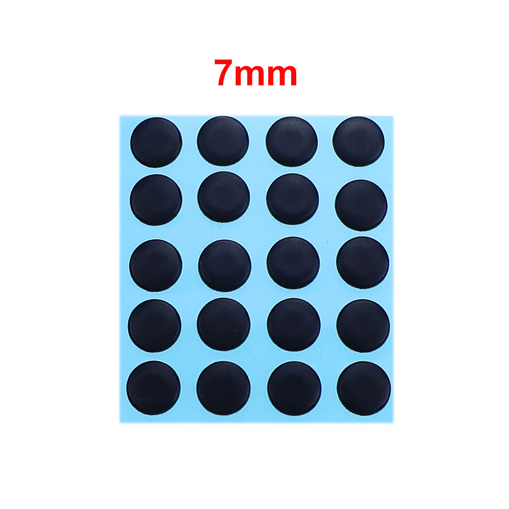 2Set 6mm 7mm diameter ICE Version Esports Mouse Skates Mouse Feet DIY Universal Dot Mouse Pad Antii-slip Mouse Feet Sticker: Coffee