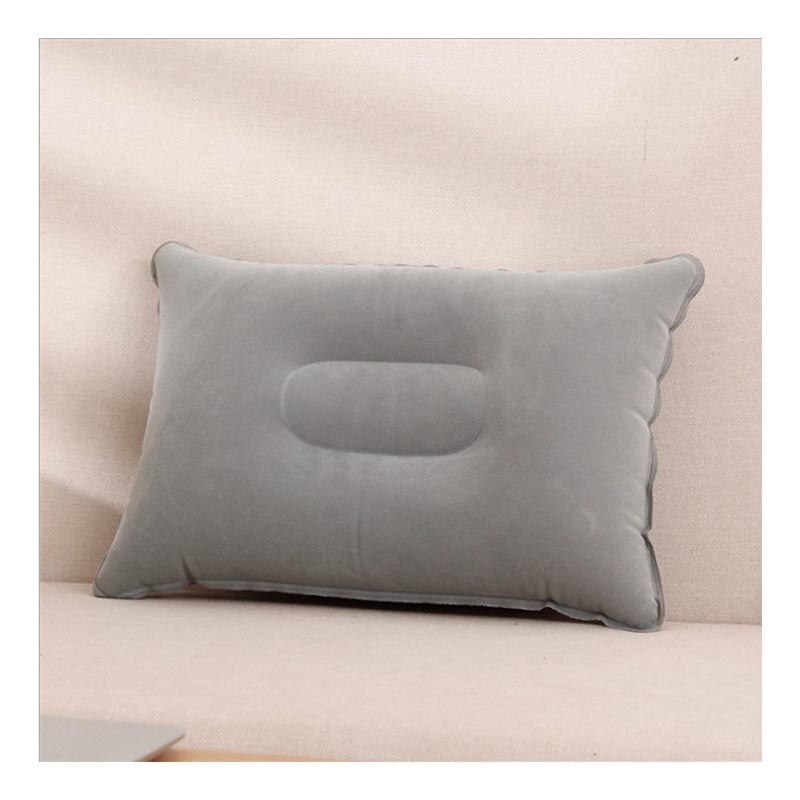 Travel Inflatable PVC Pillow Convenient Ultralight Sleep Cushion Nylon Air Pillow