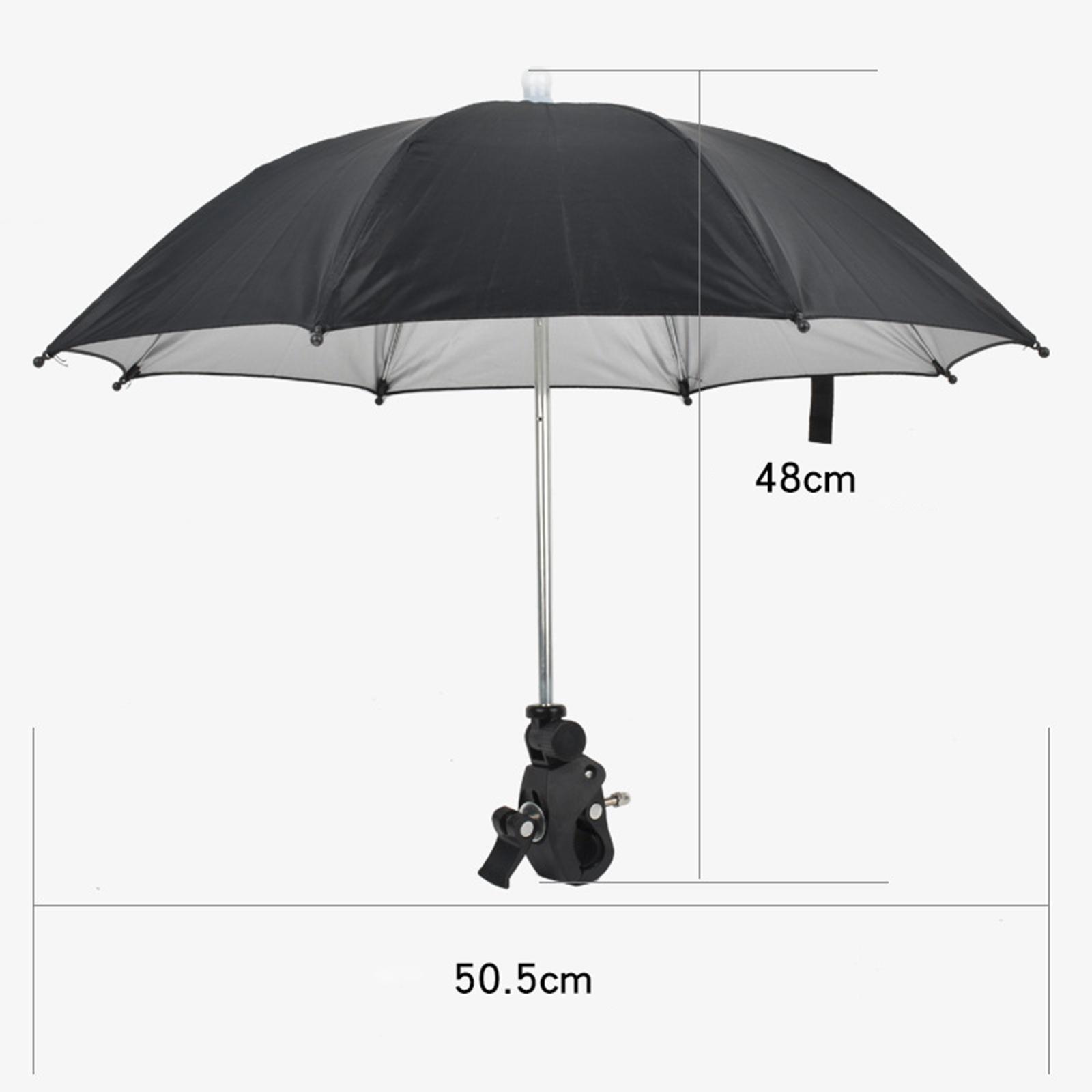 Adjustable Camera Umbrella with Clip Accs Compact Bracket Sunshade for Photography Phone Studio
