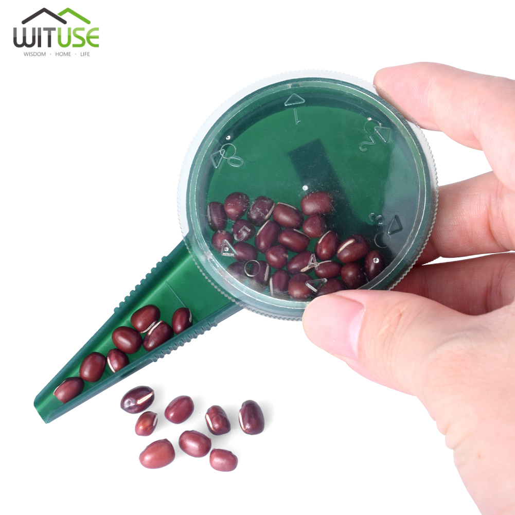 Seed Sower Garden Plant Seed Spreaders Dispenser Adjustable 5 Gears Planter Seeder Hand Flower Seeds Planter Gardening Tool