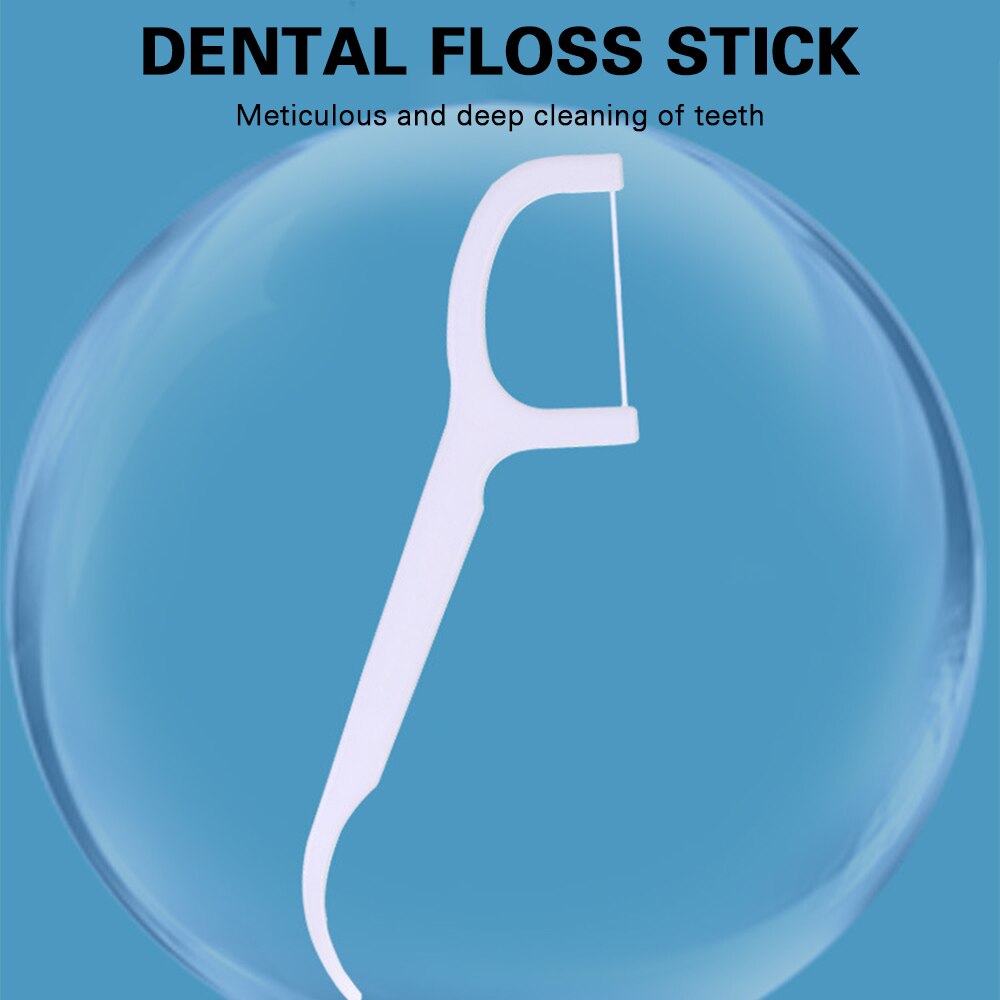 Disposable Flossers Sticks with Portable Travel Case Suitfor Family 50pcs/100pcs Mini Toothpick Box for Hotel Travel EIG88