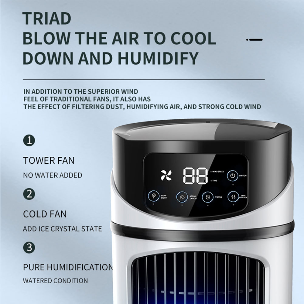 Portable Air Conditioner USB Fan Mini Humidifier Water Cooling Fan Silent Desktop Air Conditioning air cooler For Home Office