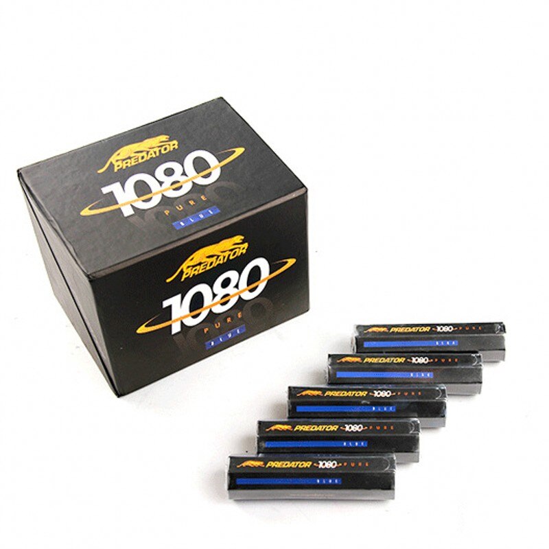 100% Original Blue Pool cue billiards Chalk 5 pcs /pack 9 ball game chalk Predator 1080 Billiard Chalk