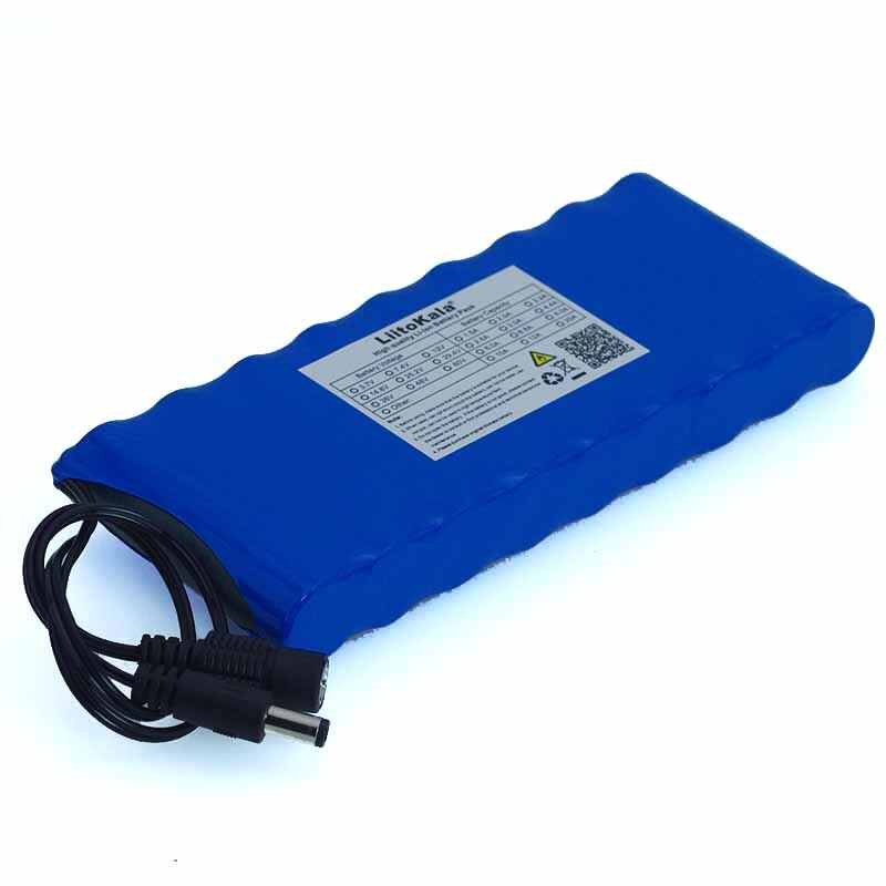 12 v 9.8Ah 9800 mah 18650 Oplaadbare batterijen 12 v Li-Ion batterij Bescherming Boord CCTV Monitor batterij + 12.6 v 1A Charger