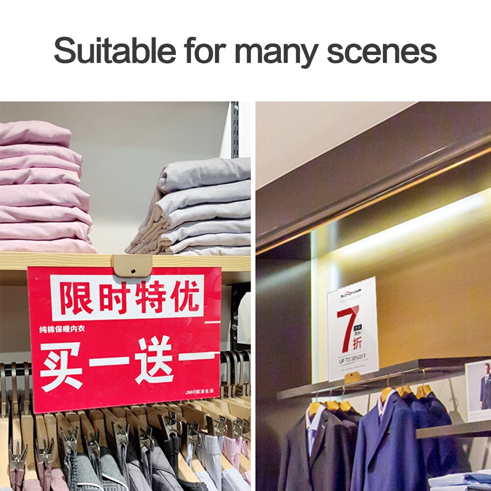 sviao A4 Simple Hanging Acrylic Board Sign Holder Wall Mounted Card Holder