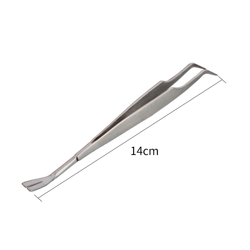 2 In 1 Stainless Steel Tick Tweezers Quick Tick Removal Tool for Cat Dog People Pet Supplies Dog Tick Removal