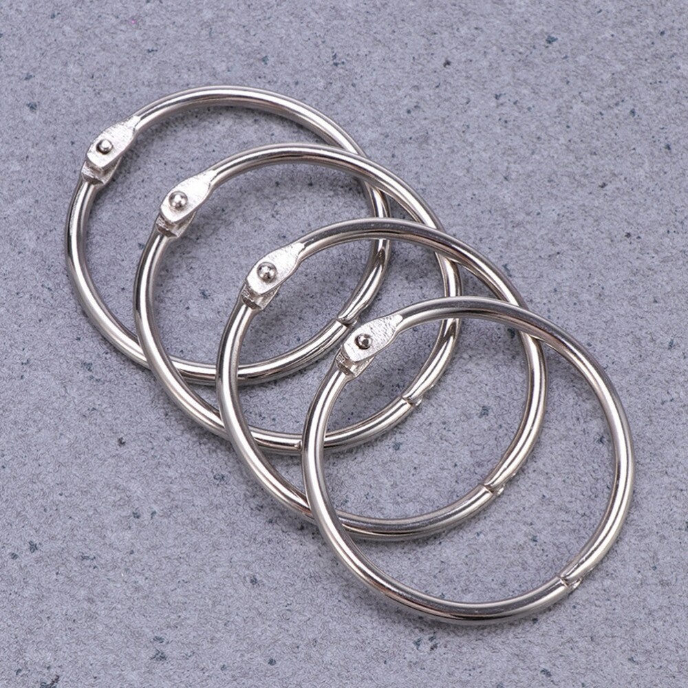 Large File Rings 1 Set 20 Pcs 3cm Binder Rings Loose Leaf Book File... – Vicedeal