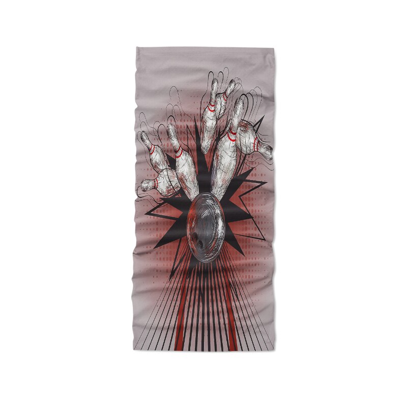 Unisex diy-tryckt ring halsduk rolig enhörning bowling ananas mönster magi sport biker huvudbonad handled mikrofiber bandana: Stil 5