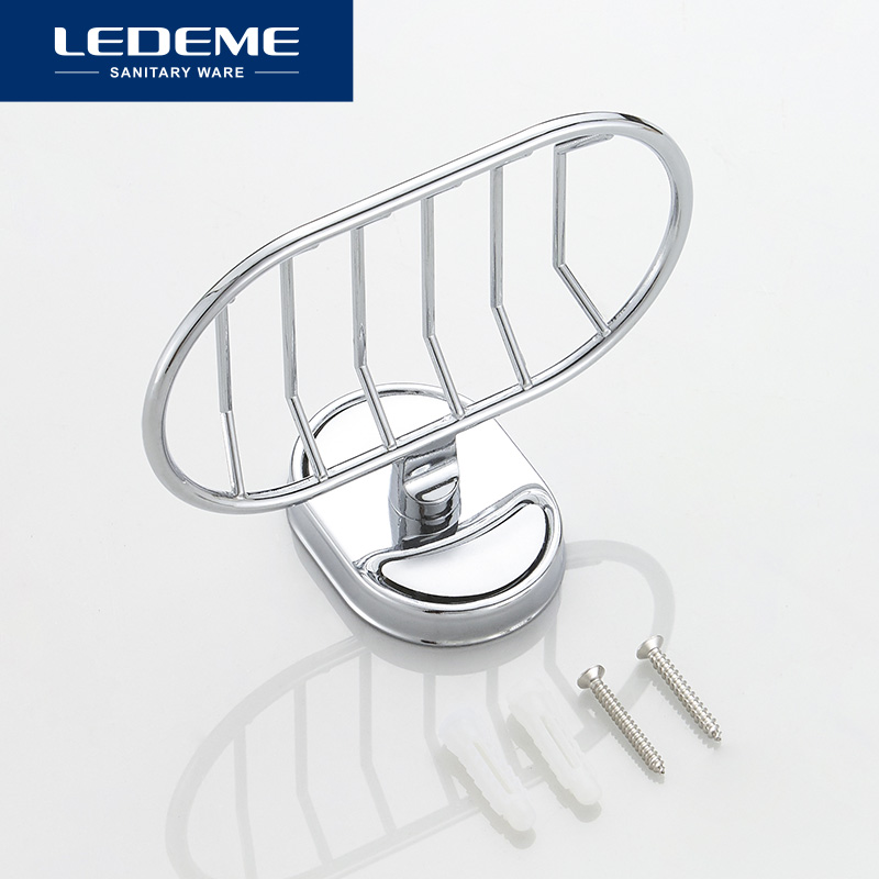 Ledeme Rvs Badkamer Zeep Houder Douche Zeepbakje Badkamer Lade Accessoires Doos Plank Muur Gerechten Planken L1902-1