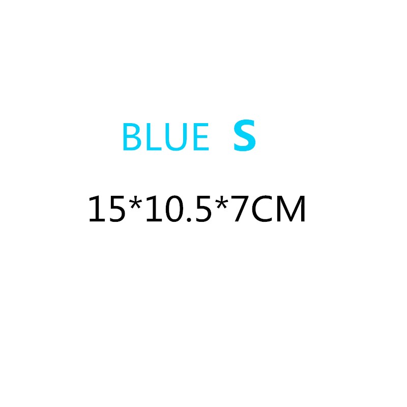 Bolsa de natación de PVC transparente para mujer, organizador de playa y piscina, bolsa de almacenamiento para baño deportiva, funda de teléfono resistente al agua: Blue S