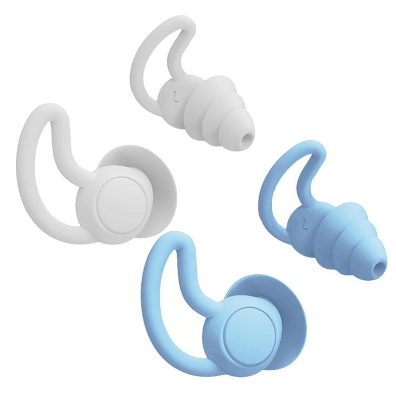Silikon Schlafen Ohr Stecker Schallschutz Ohr Schutz Anti-Lärm Stecker Reisen Sanft Lärm Reduktion Schwimmen Ohrstöpsel: MULTI