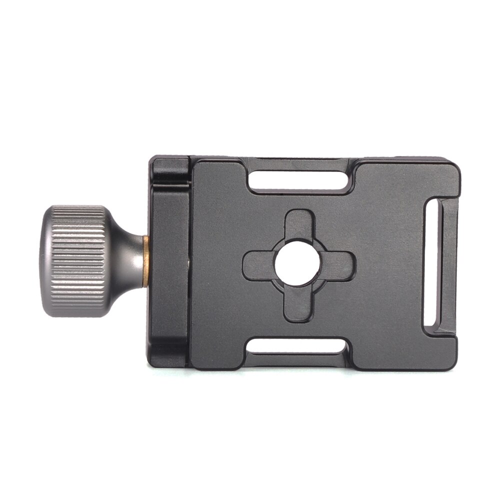 Andoer 38Mm Aluminium Mini Quick Release Clamp Voor Qr Plaat Voor Schroef Knop Dslr Camera Statief Arca Swiss