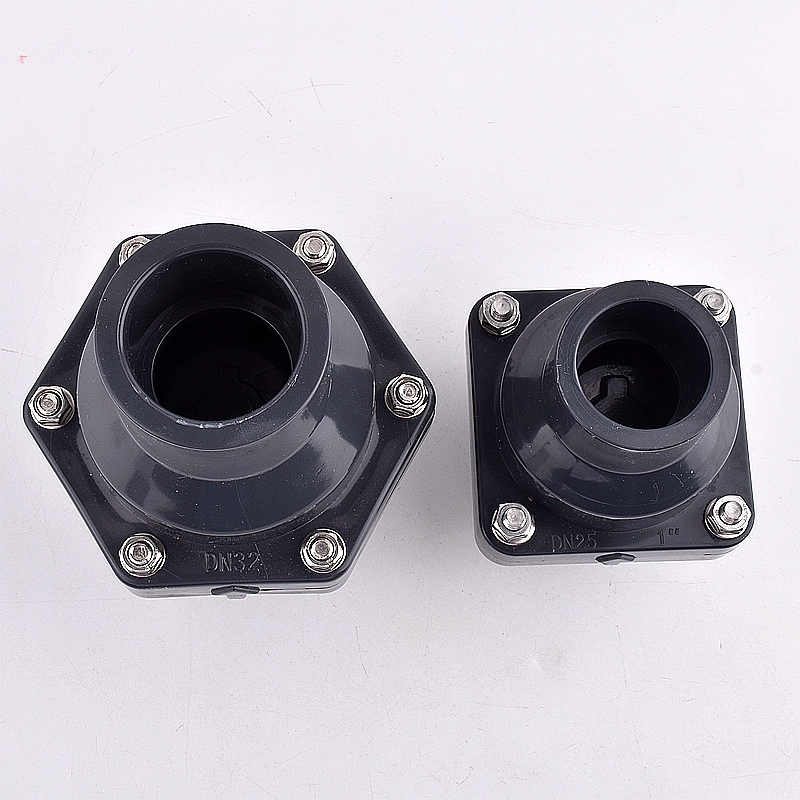 20~63mm PVC Check Valve Garden Sewer Drain Non Return Valve Tube Joint, Watering Irrigation System Water Pipe Connector Fittings