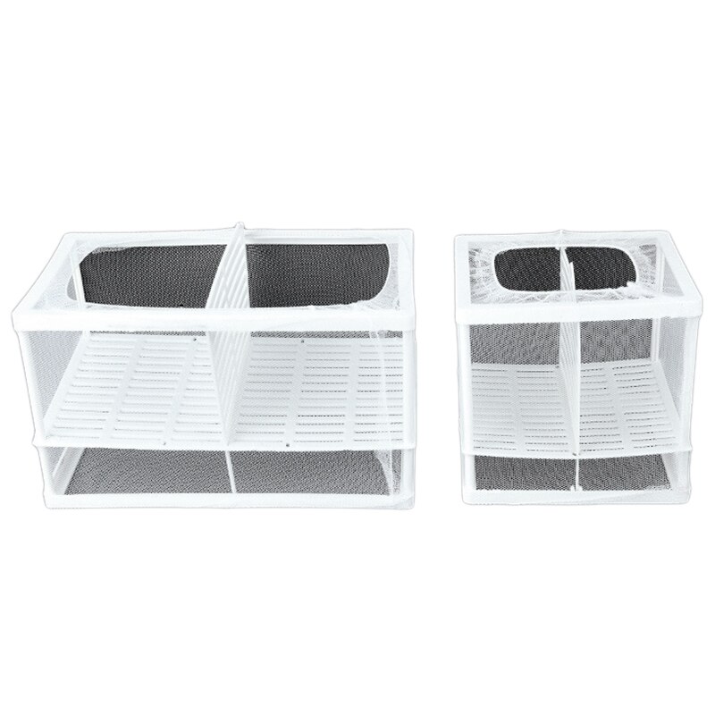 Aquarium Fish Breeding Breeder Box Baby Fish Hatchery Isolation Net Fish Tank Hanging Aquarium Accessory Supplies: Default Title