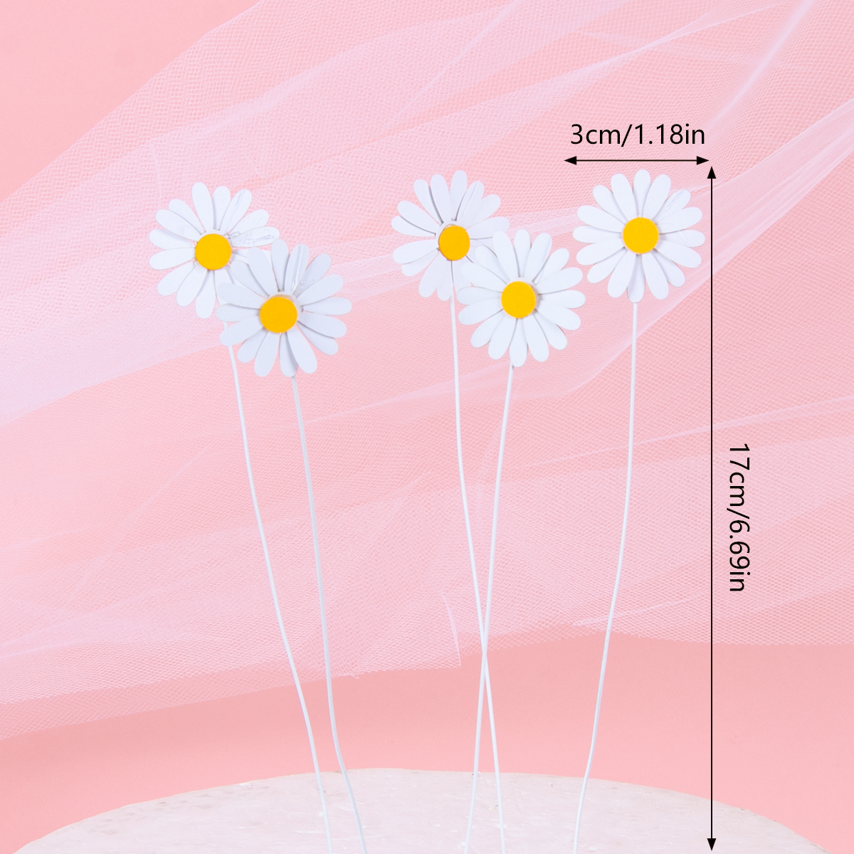 Gänseblümchen Geburtstags feier Dekoration Gänseblümchen Blume Papier Banner Platte Strohhalme Kuchen Deckel Art alles Gute zum Geburtstag Party Baby Party liefert: Licht Grün