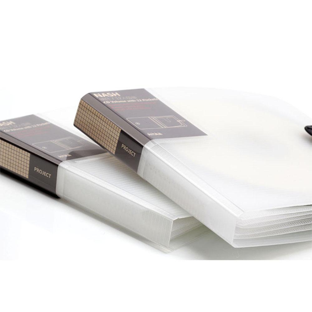 Étui pour CD 157x140x22mm, pochette pour DVD, sac de rangement pour disques, portefeuille en plastique, 12 étuis pour Cd